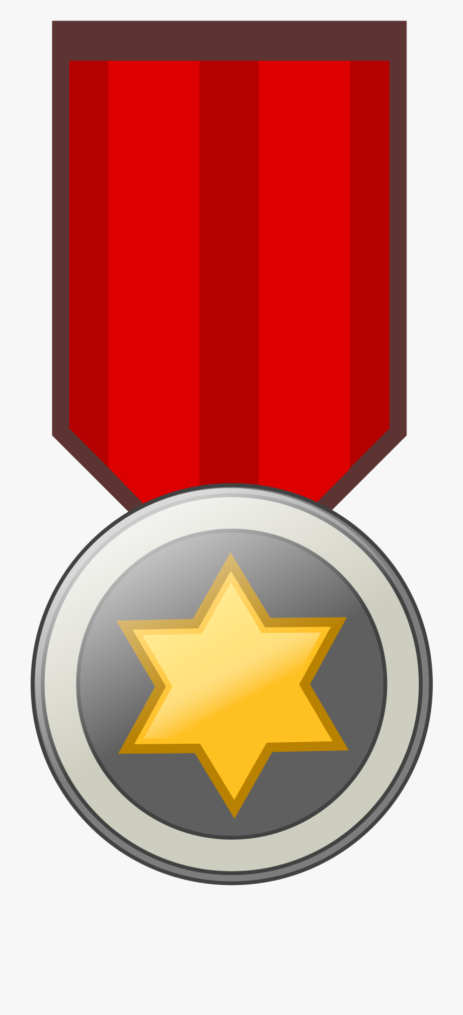 Gold Medal Award Ribbon Badge