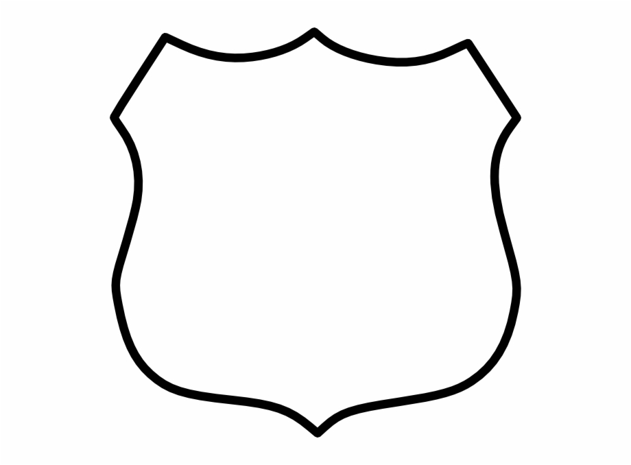 Police Badge Outline Png Free PNG Images