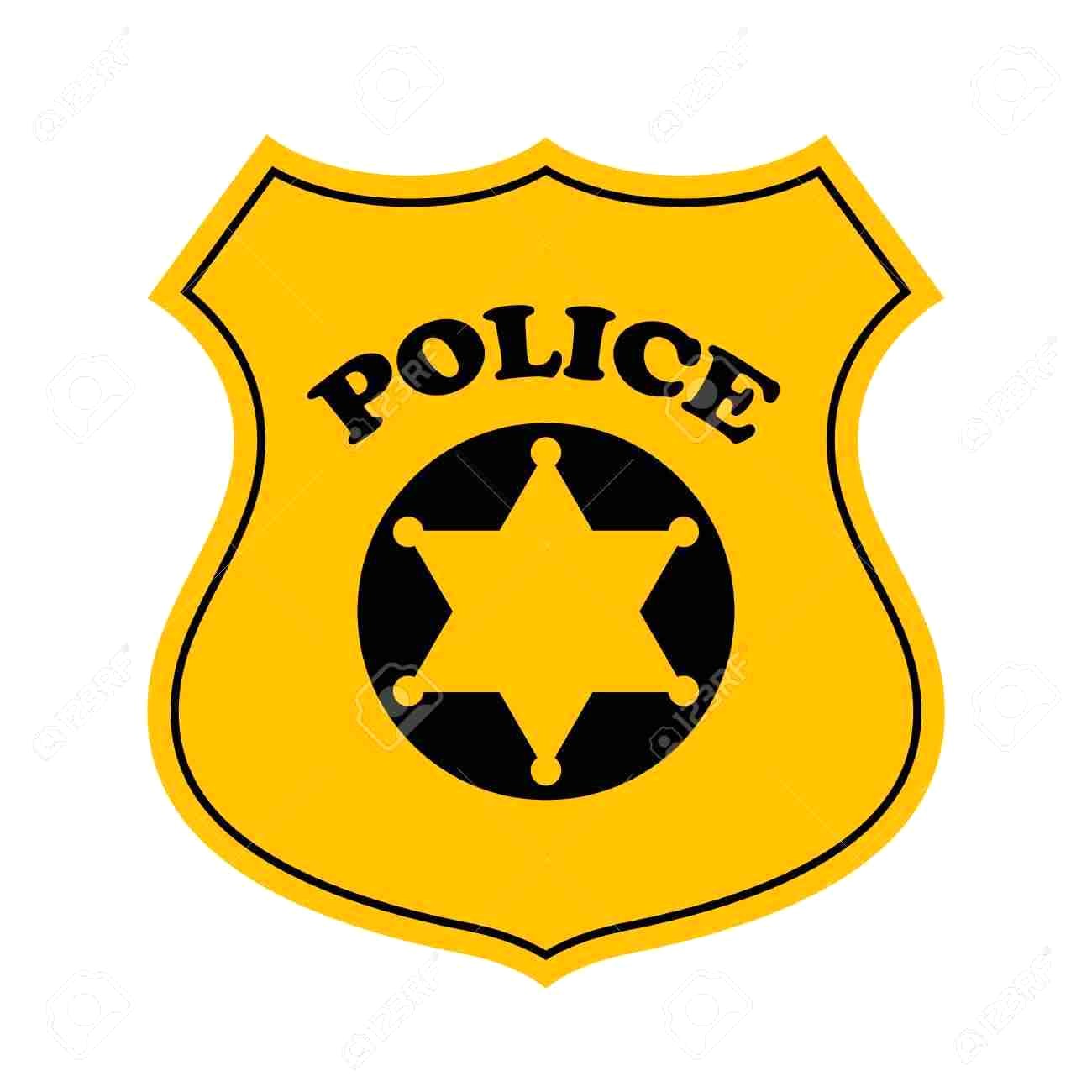 Police officer badge.