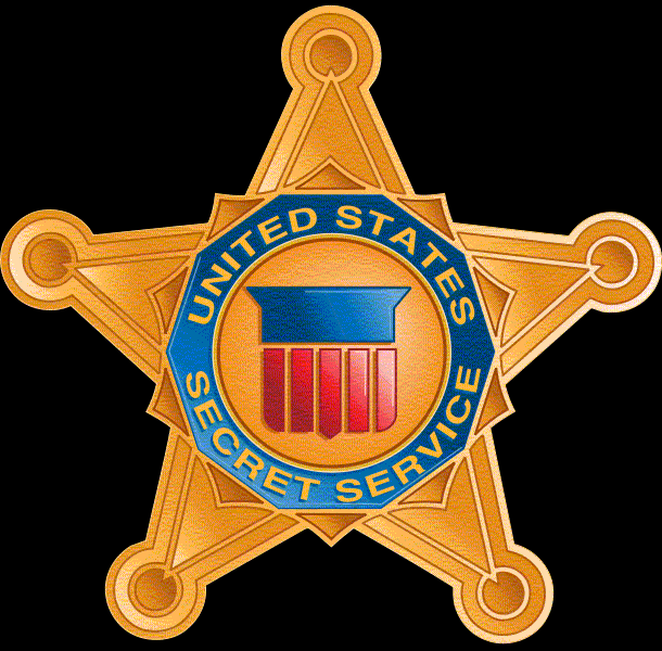 Us secret service badge clipart