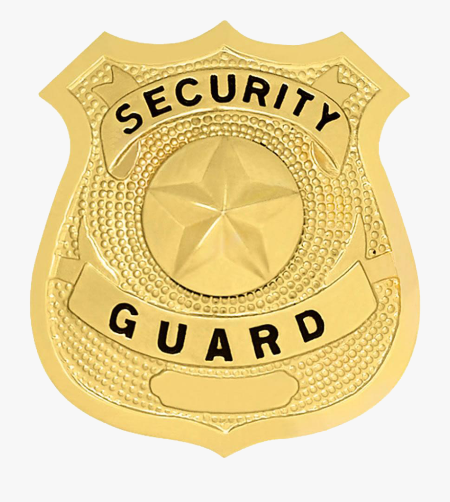 Security guard badge.