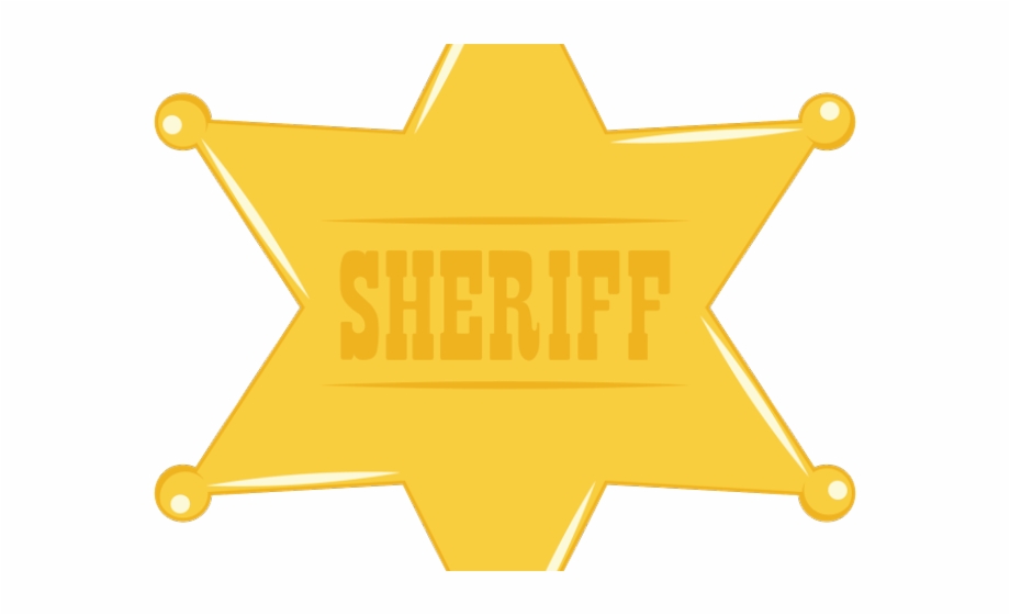 Cowgirl Clipart Sheriff Badge