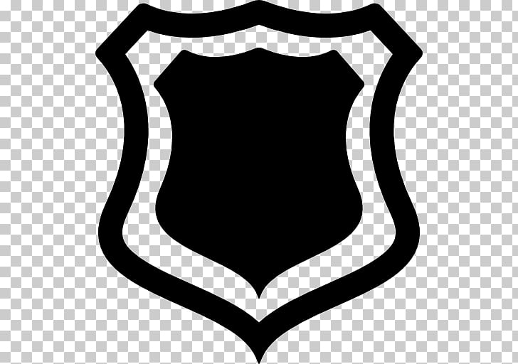 Shield Silhouette Computer Icons Shape, Badge , black shield
