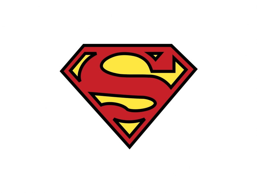 badge clipart superman