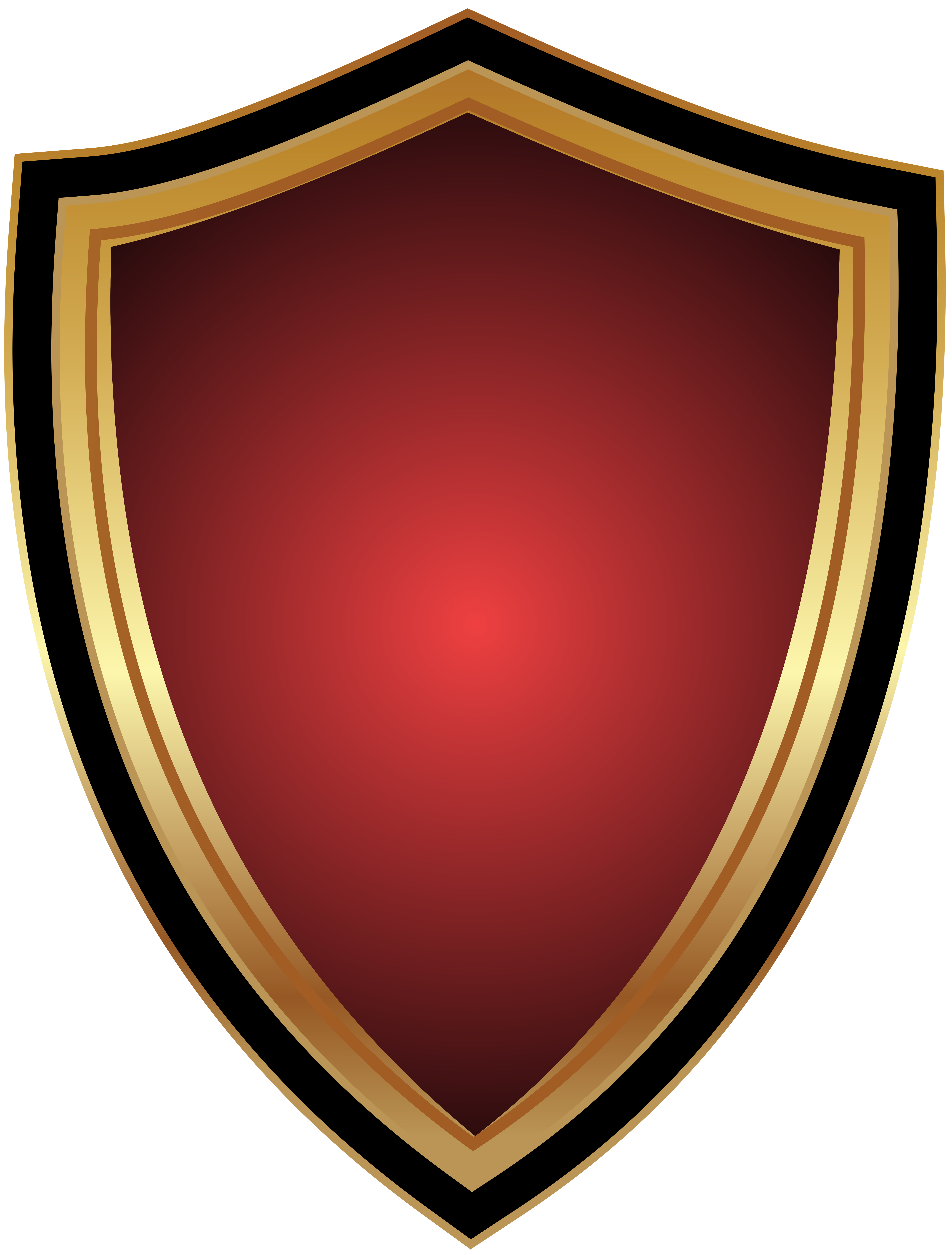 Red Badge Transparent Clip Art PNG Image