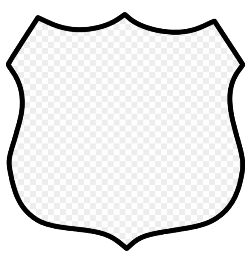 Police Badge Clipart Shield Clip Art At Clker Transparent