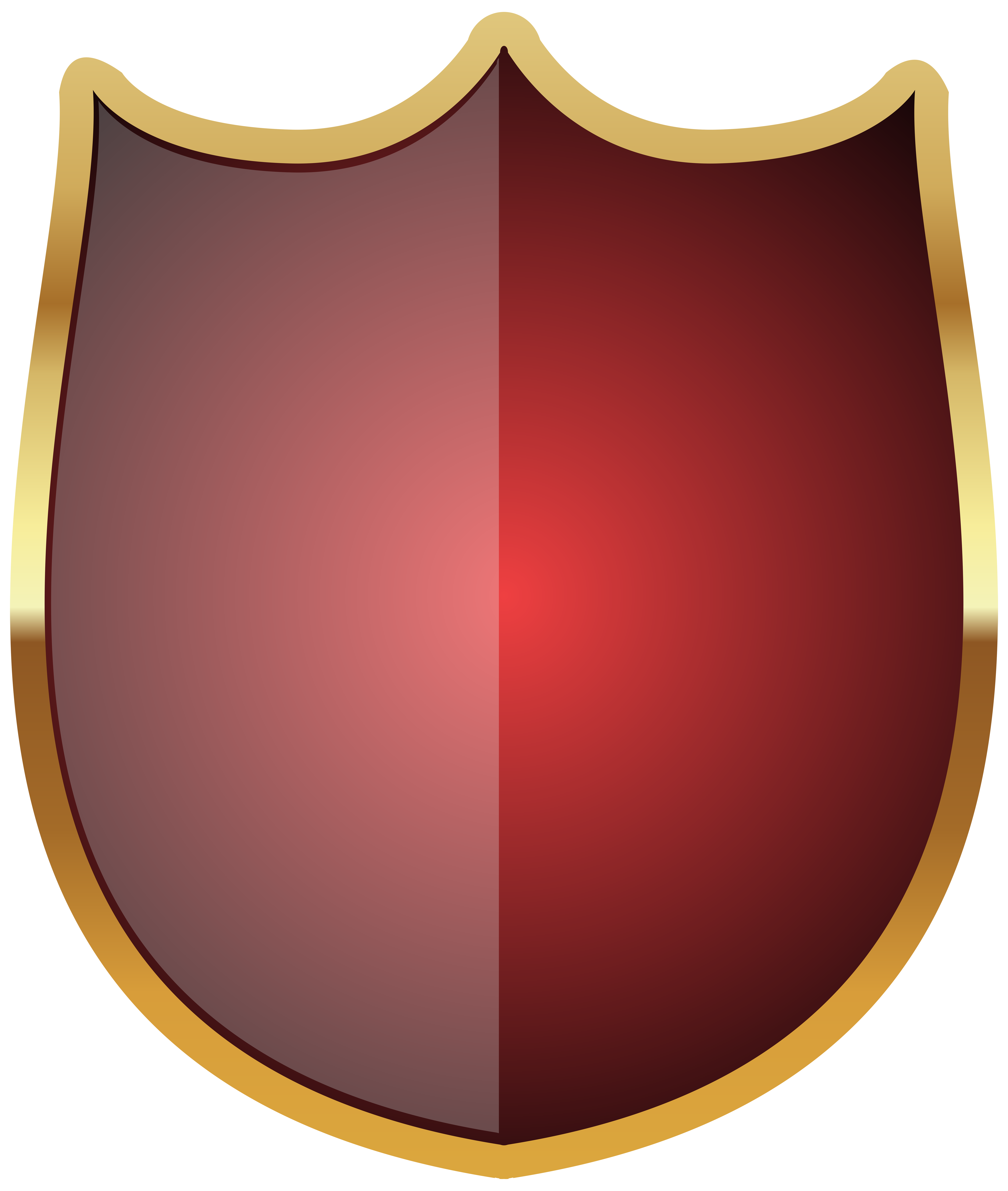 Red Badge Transparent PNG Clip Art Image