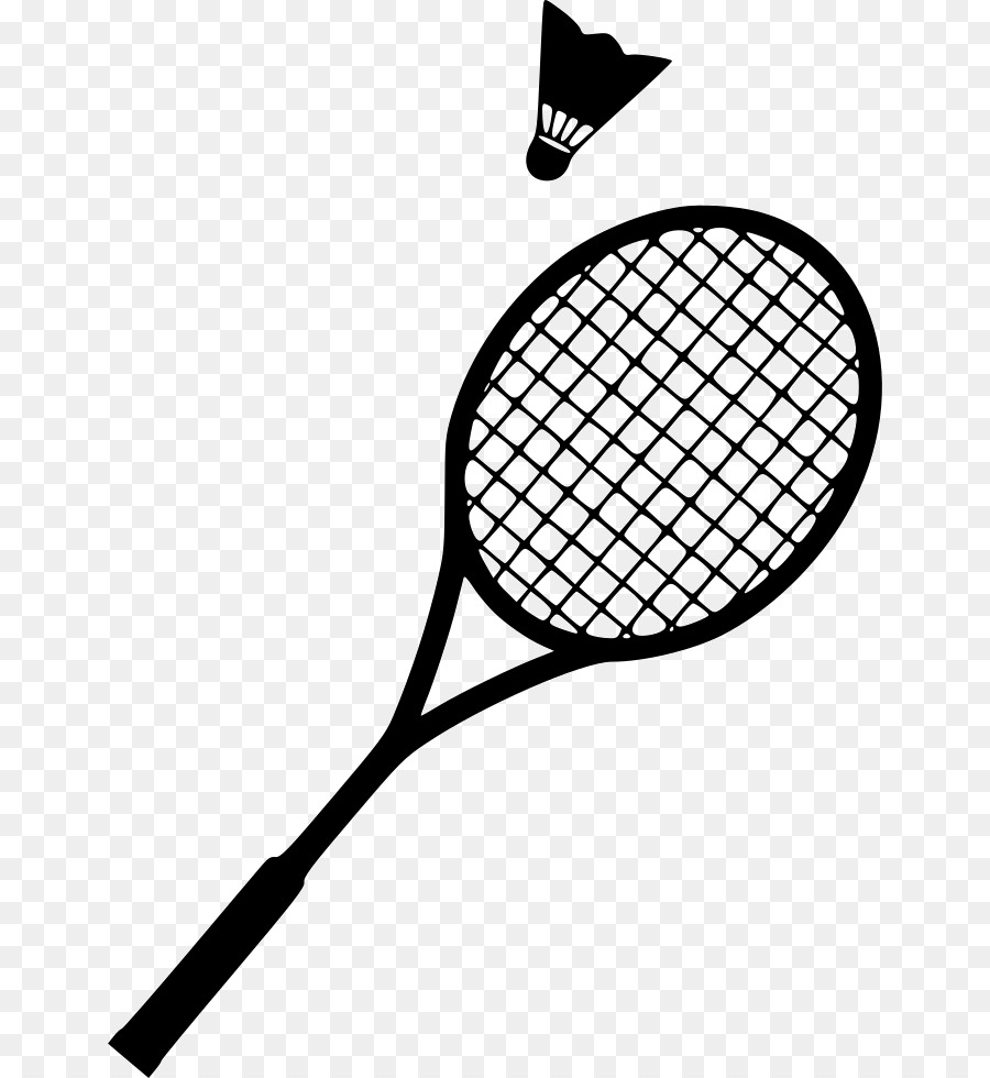 Badminton racket clipart.