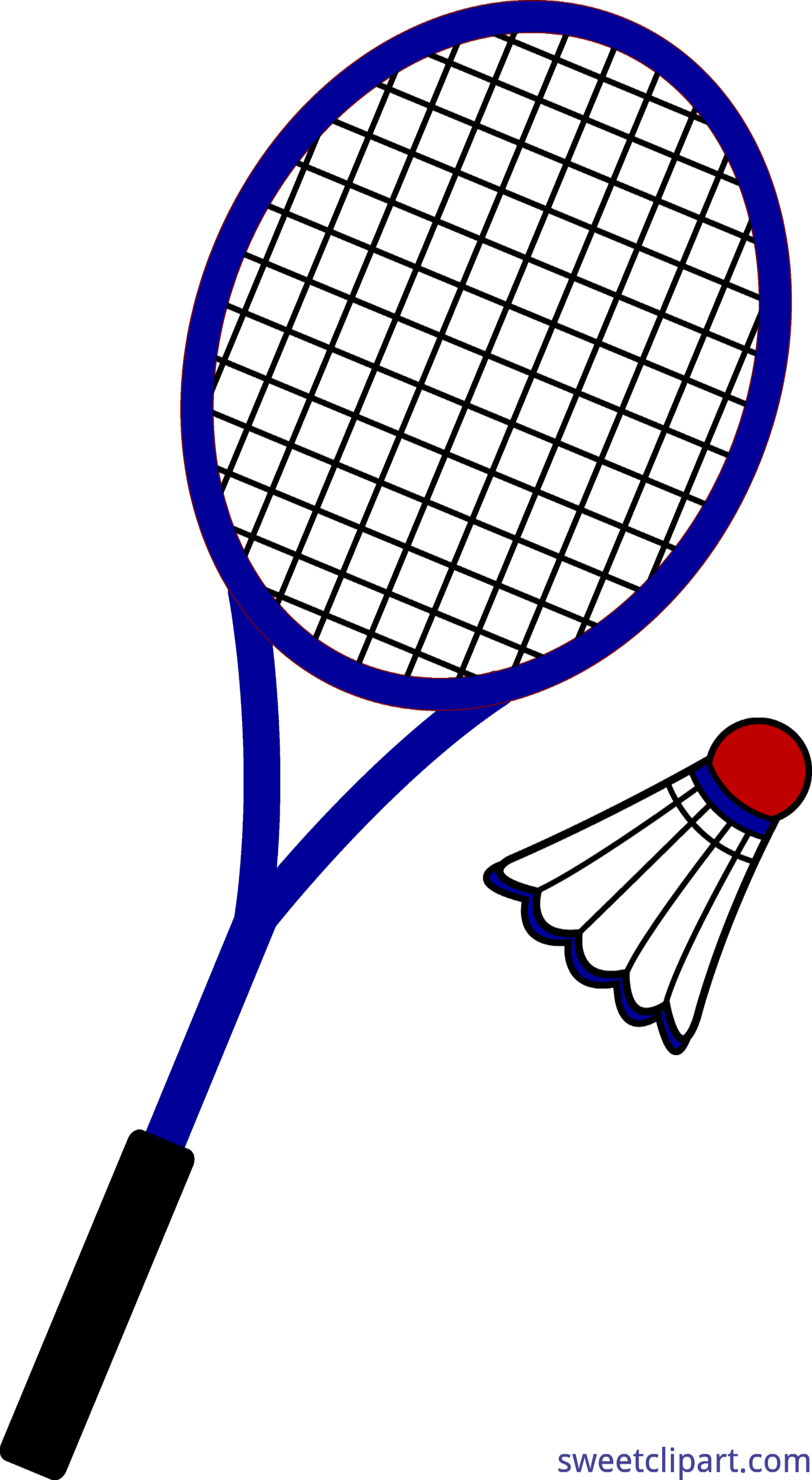 Badminton clip art.