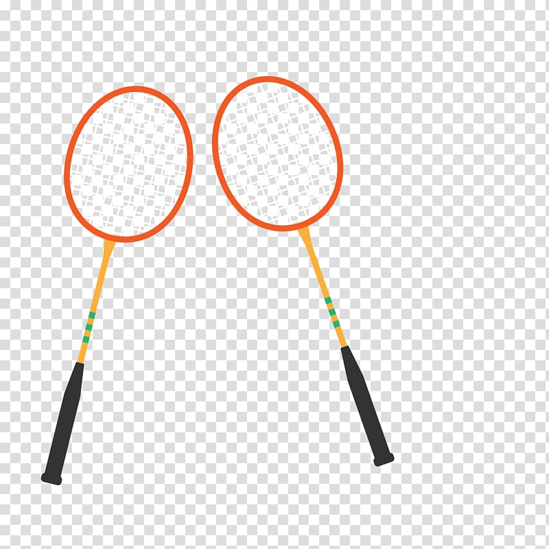 Badminton racket icon.