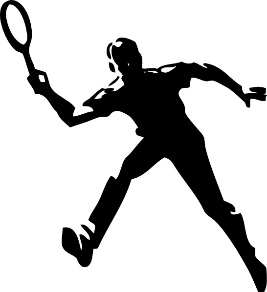 Badminton clipart vector.