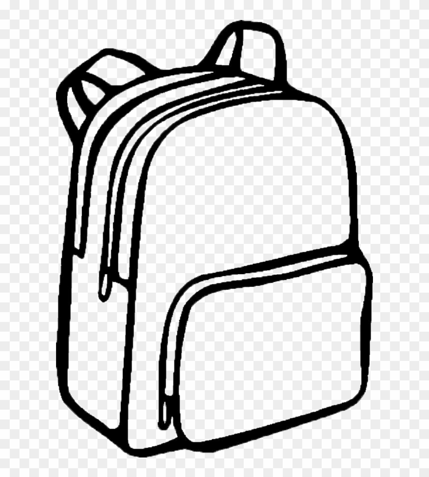Svg Library Download Collection Of Free Backpack Drawing