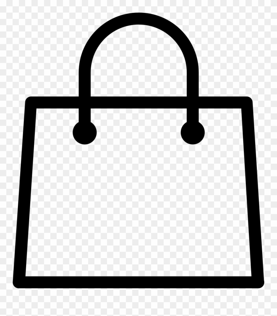 bag clipart black and white icon