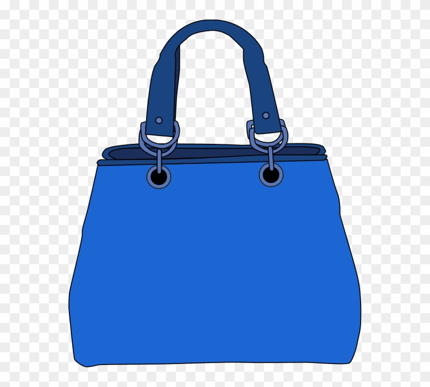 Tote blue bag.