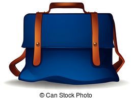 Blue bag Illustrations and Stock Art