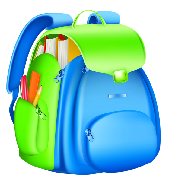 School backpack clipart.