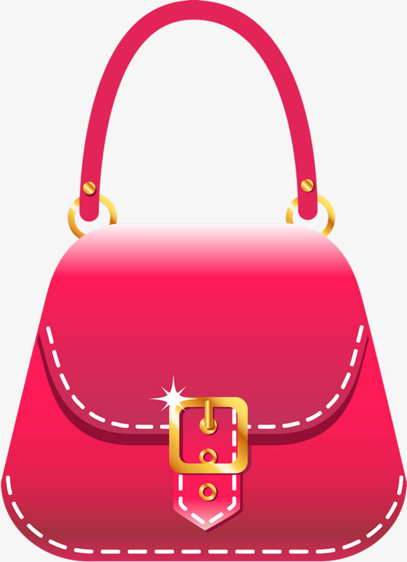 Pink bag clipart