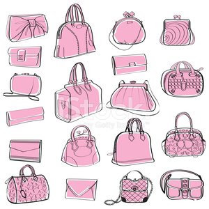 Pink bags and.