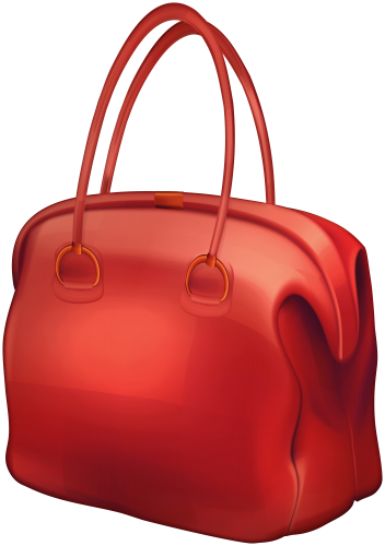 Red bag png.