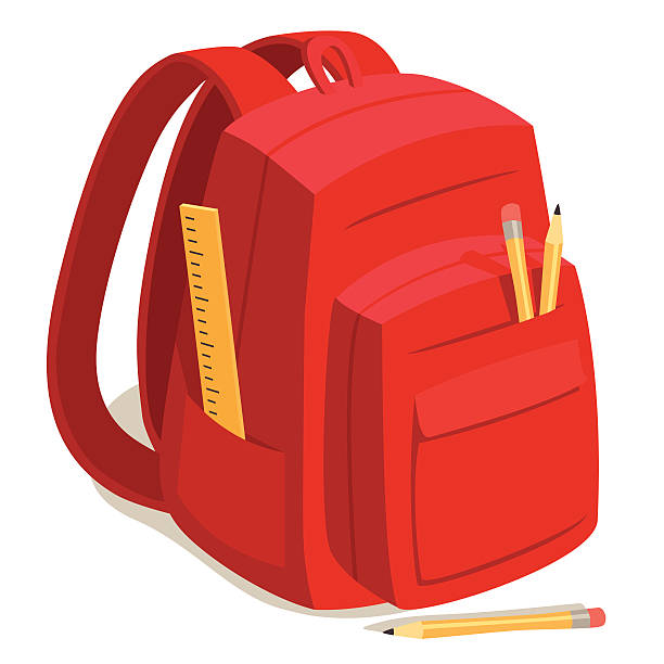 Red bag clipart.