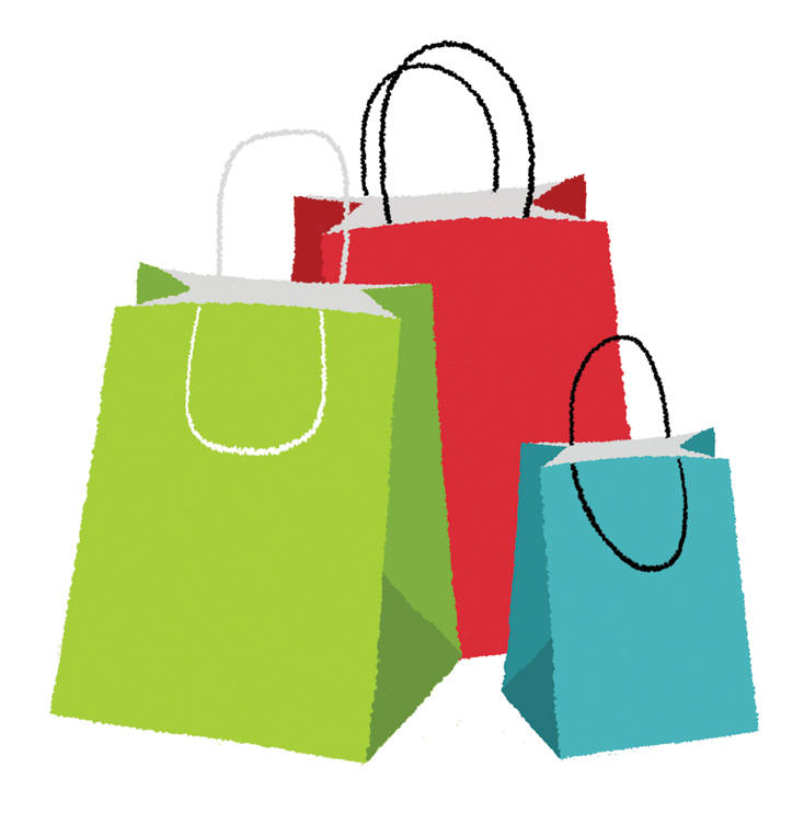 Shopping bags cliparts the clipart