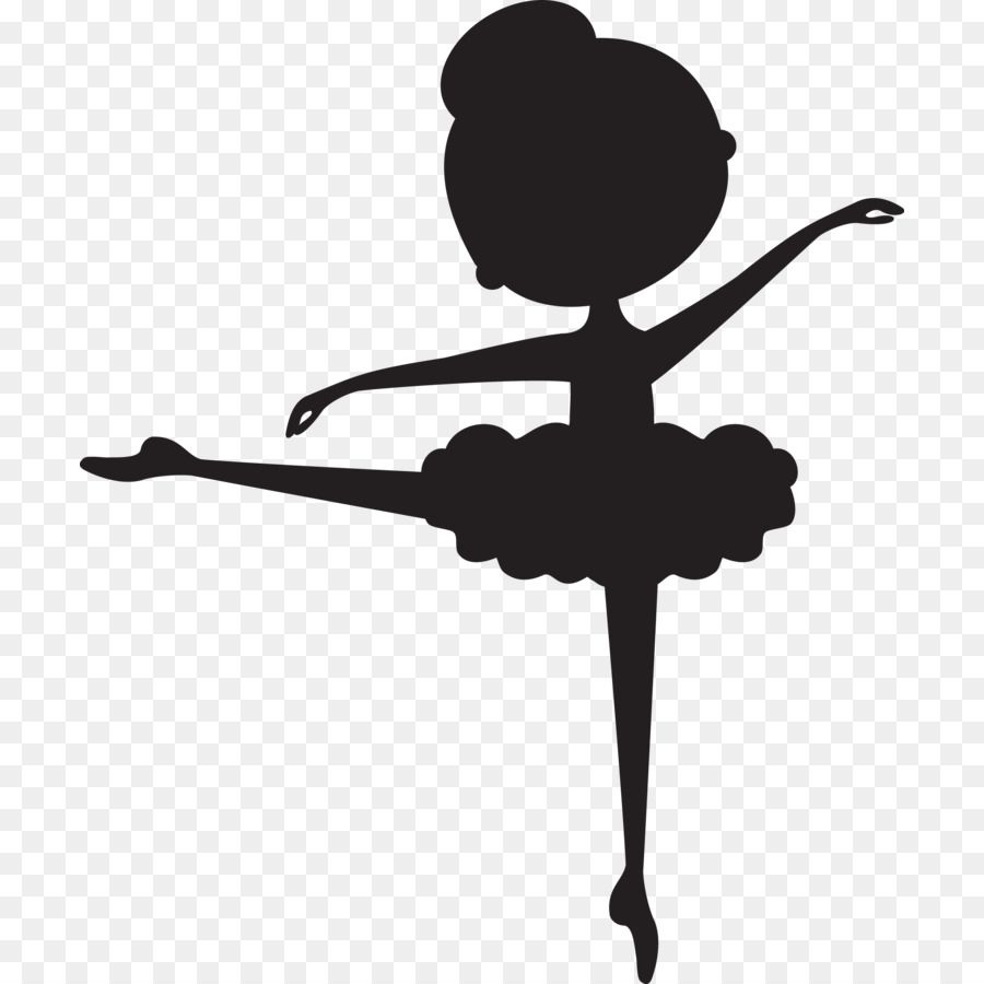 Child ballerina silhouette.