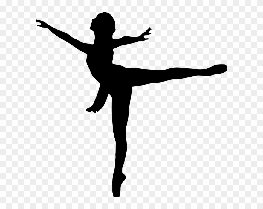 Ballerina, Ballet, Dancer, Female, Girl, Silhouette Clipart