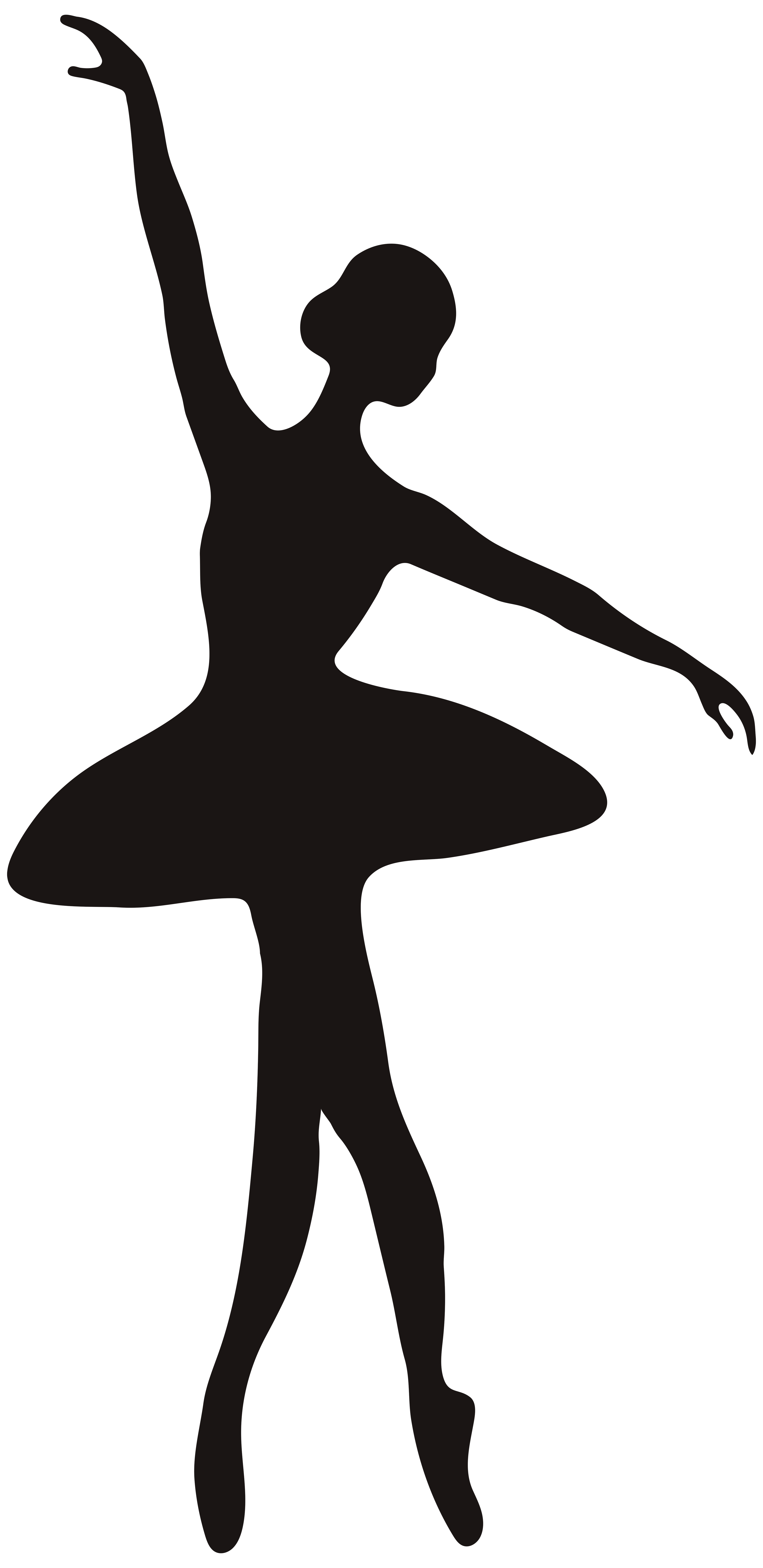 Ballerina clipart black and white clipart images gallery for