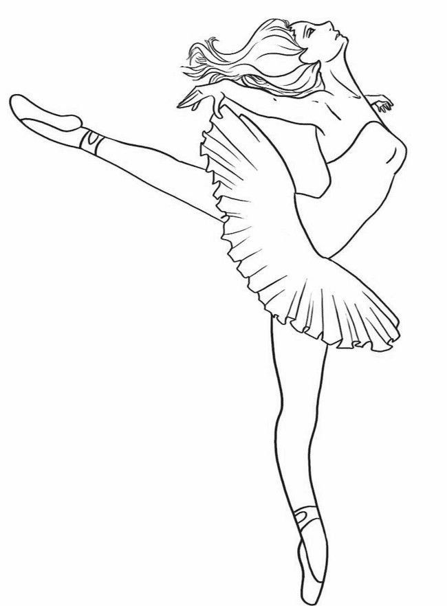 Related Pictures Ballet Girl Coloring Page Printable