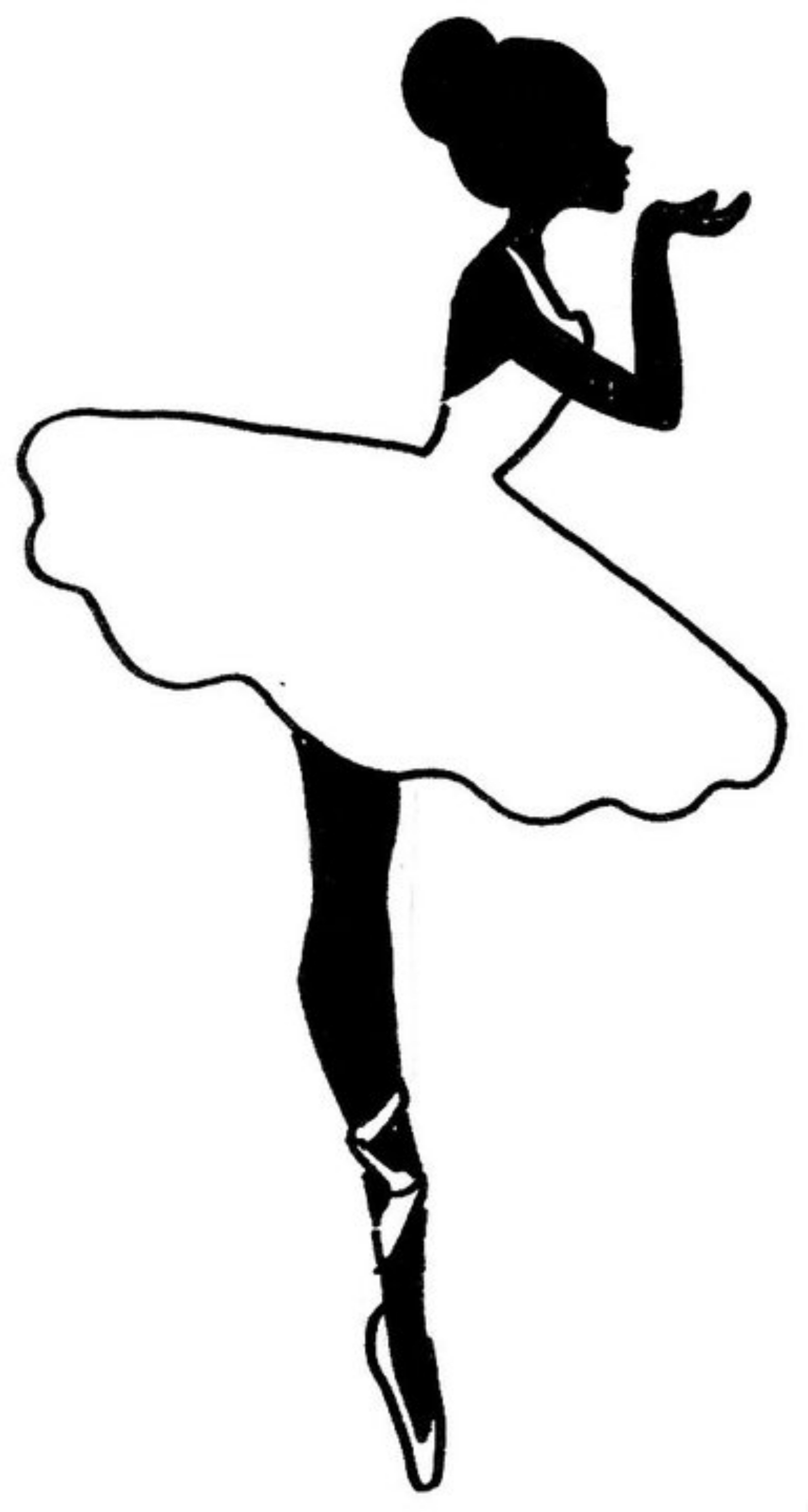 Ballet Clipart Black And White