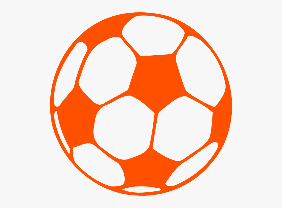 Soccer Ball Clip Art Orange