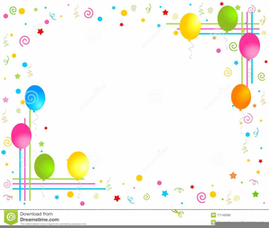 Border Clipart Balloons And