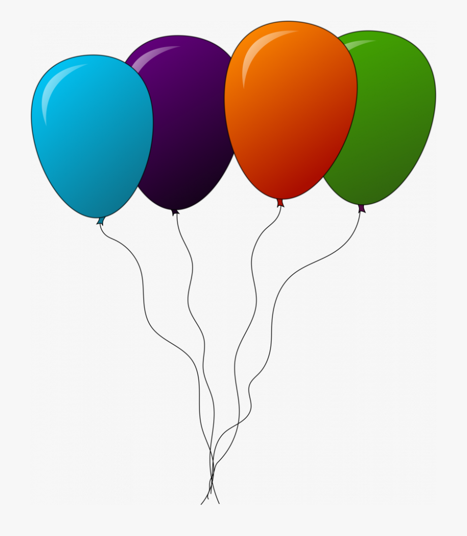 Balloon Clipart Colorful Birthday Party