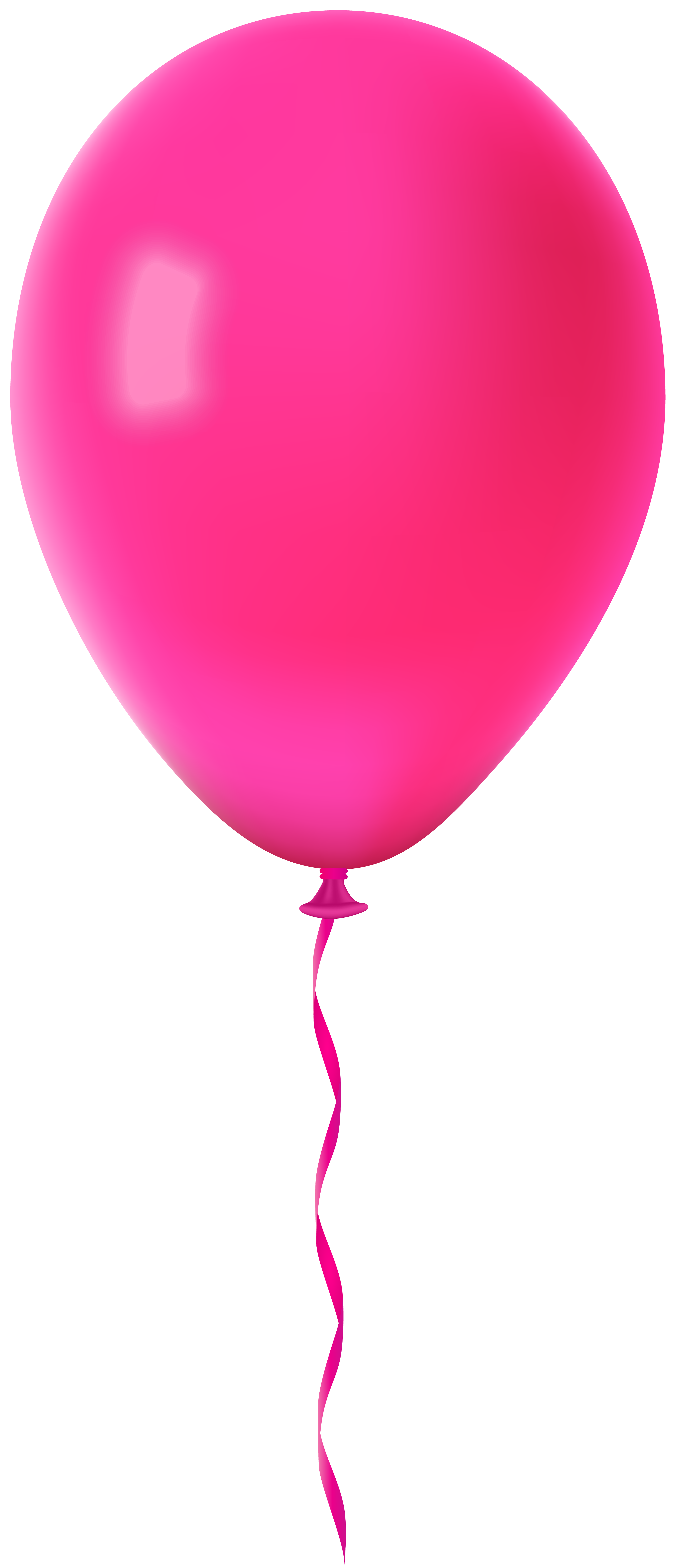 Pink Balloon Transparent PNG Clip Art Image