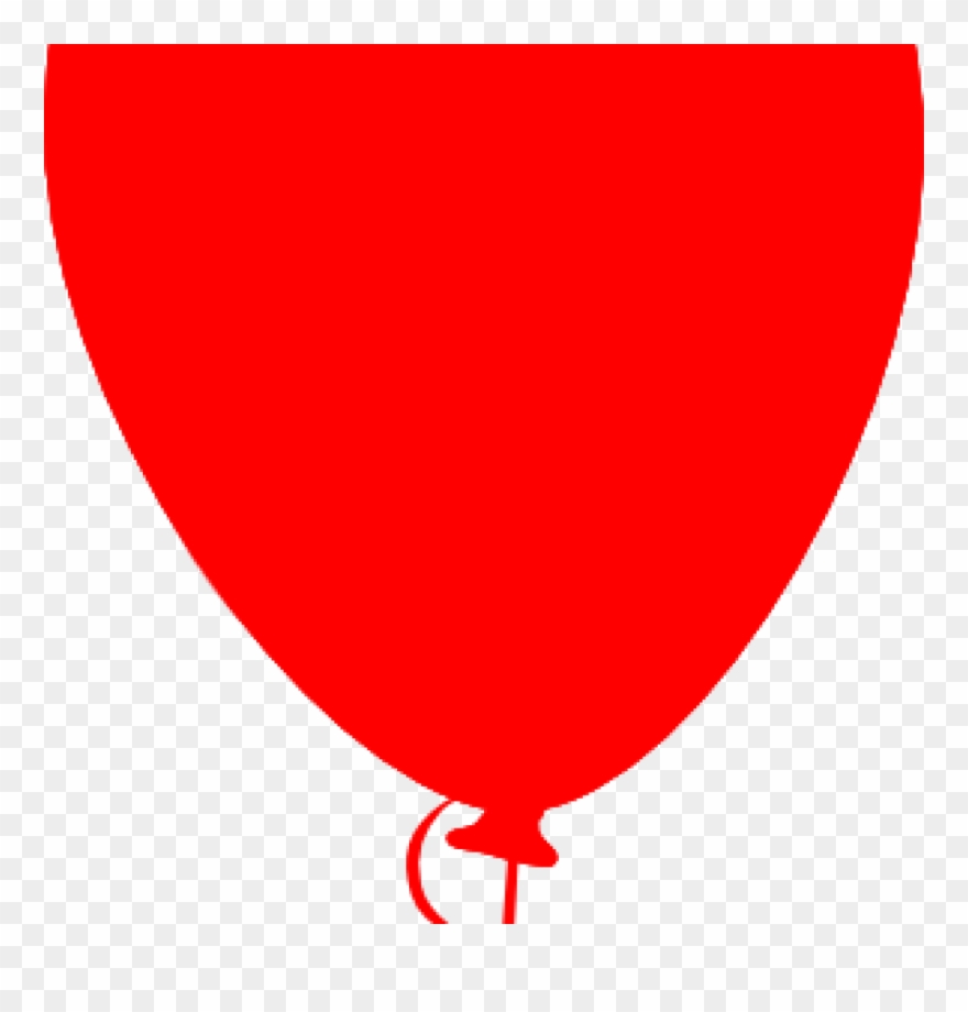 Red balloon clipart.
