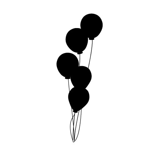 Balloon clipart silhouette, Balloon silhouette Transparent