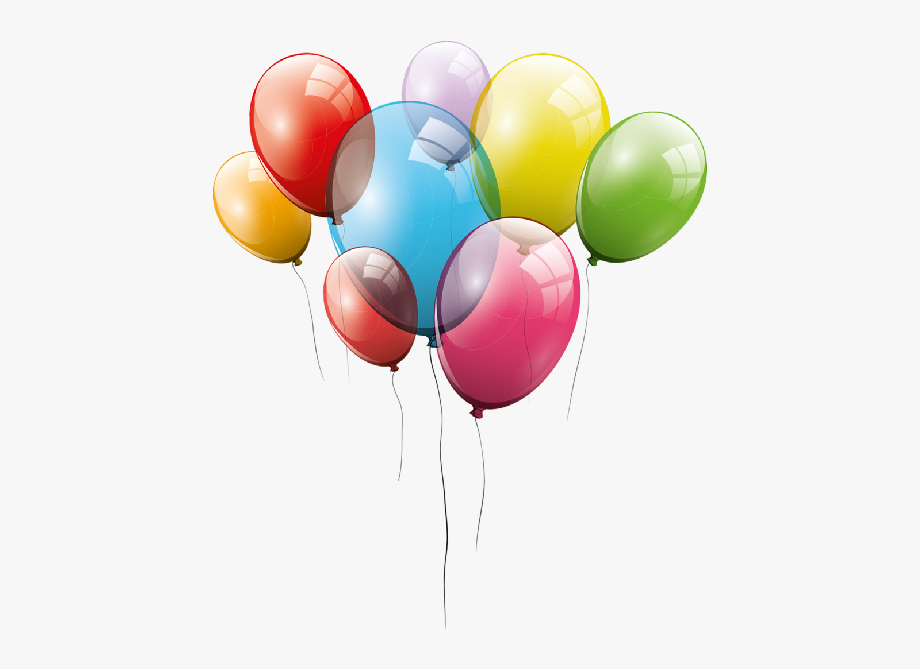 Backgrounds For Birthday Balloons Transparent Background