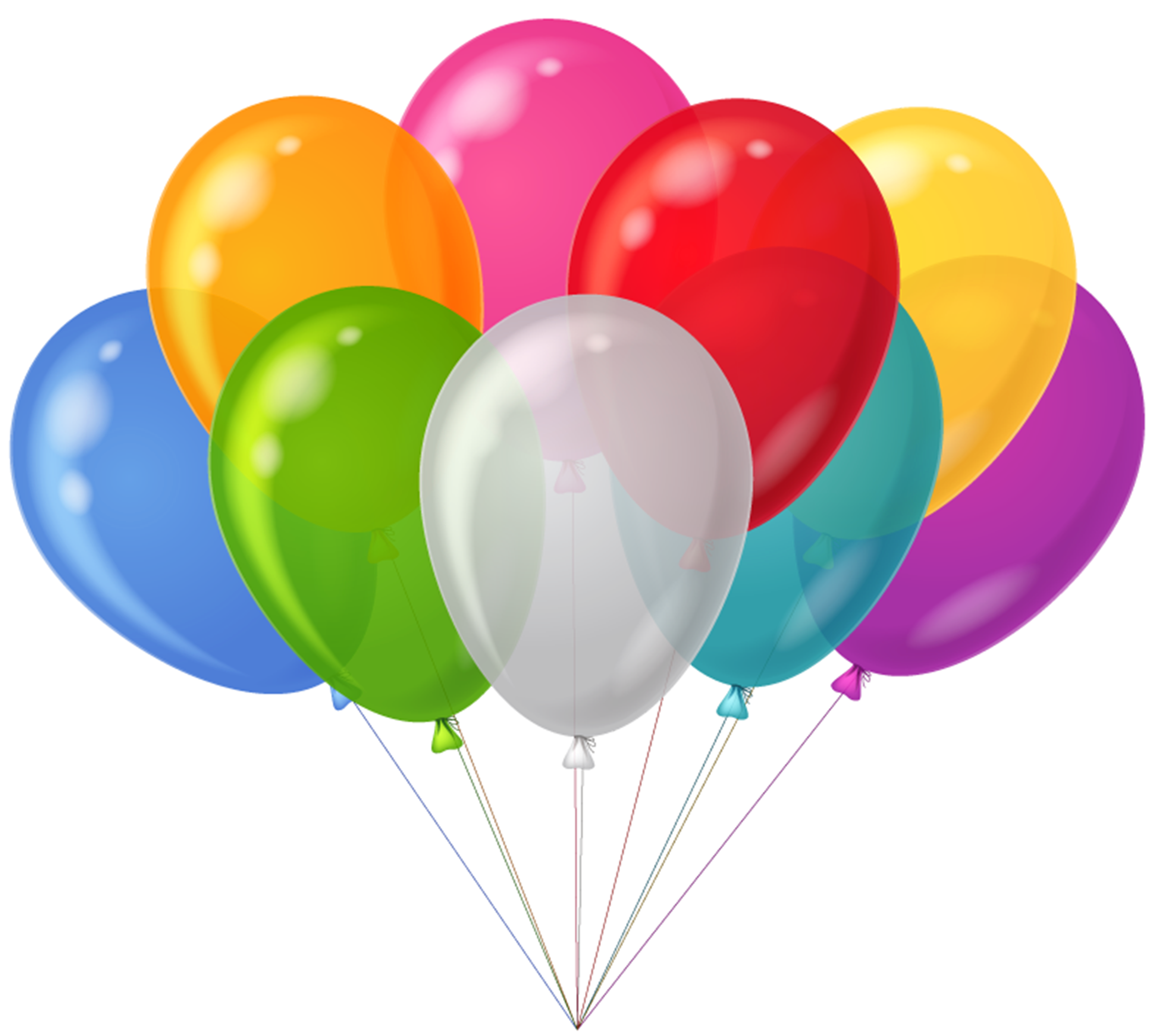 Balloons With Transparent Background