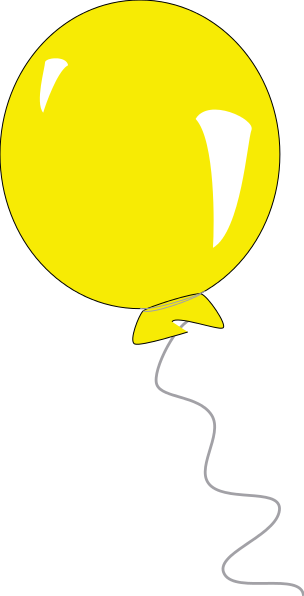 Free yellow balloon.