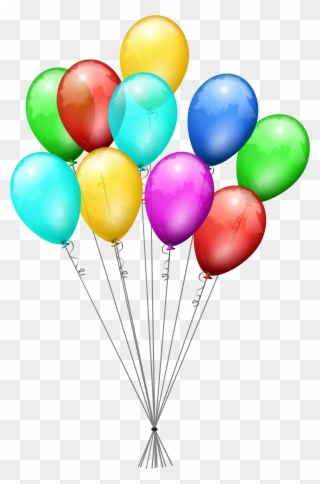 Free PNG Birthday Balloons Clip Art Download