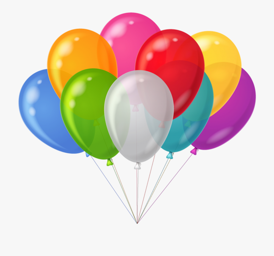 Balloons clipart transparent.