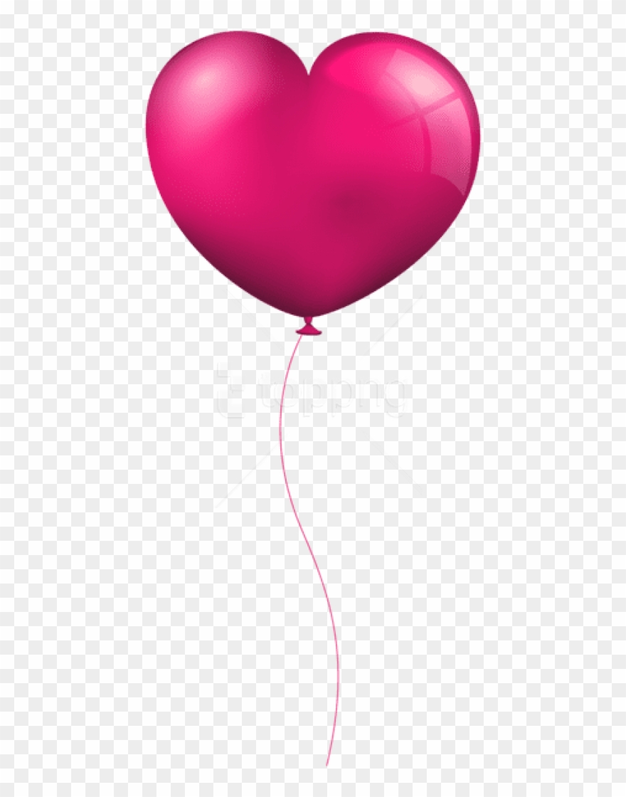 Free Png Download Pink Heart Balloon Png Images Background