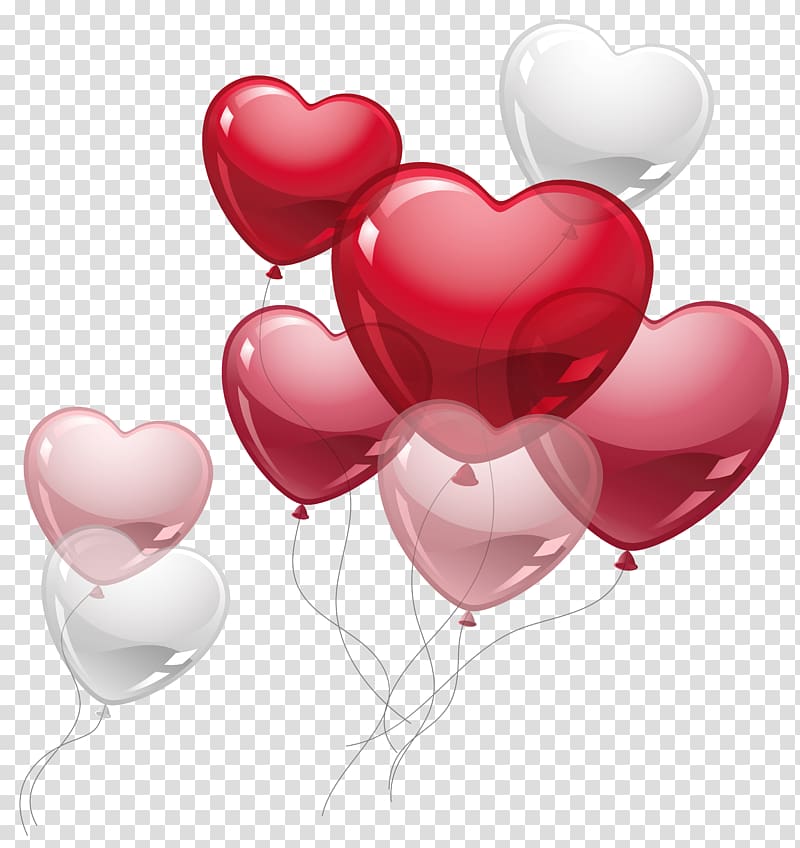 Heart Balloon , Cute Heart Balloons , red and white heart