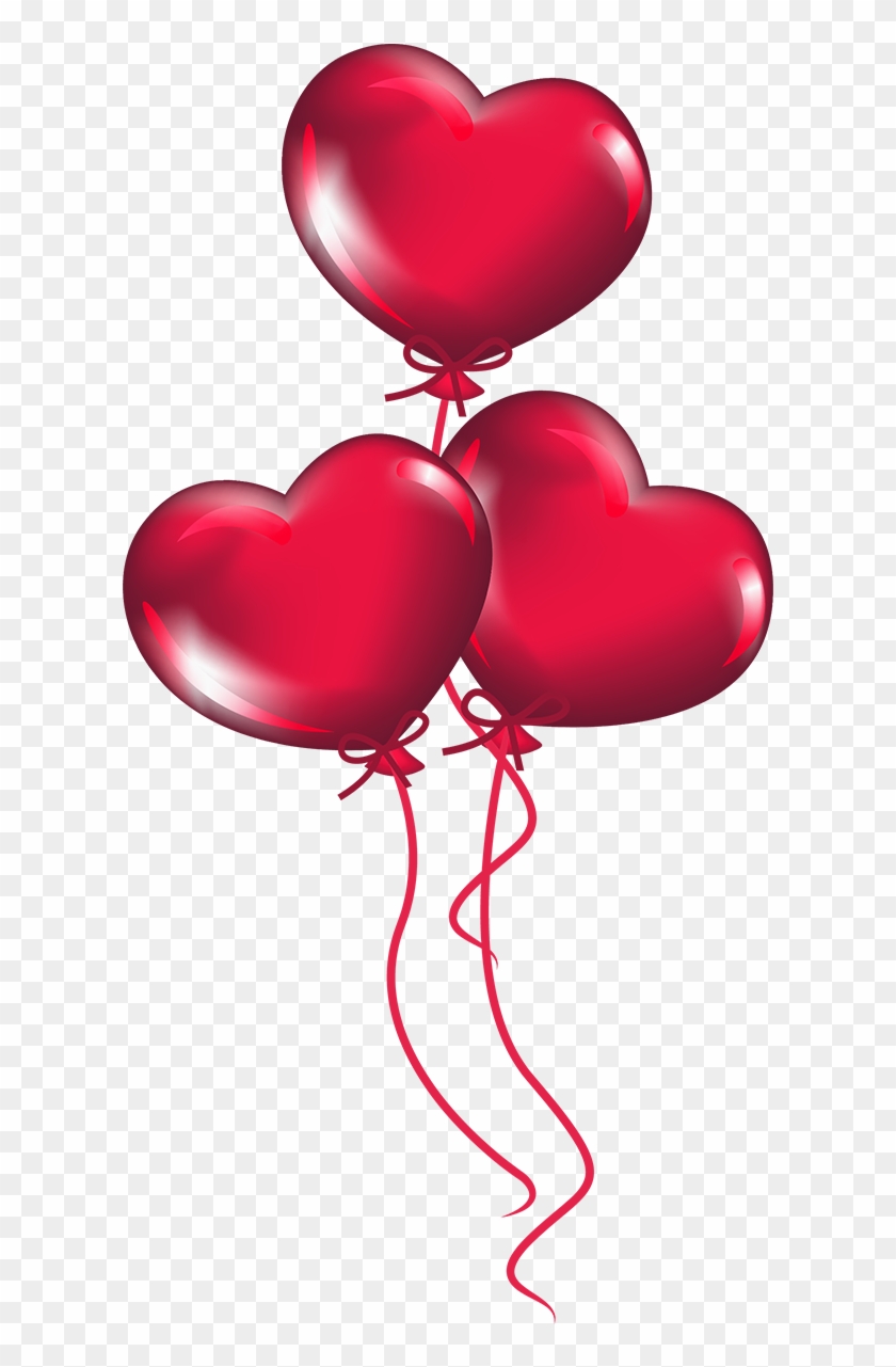 Transparent Heart Balloons Png Clipart