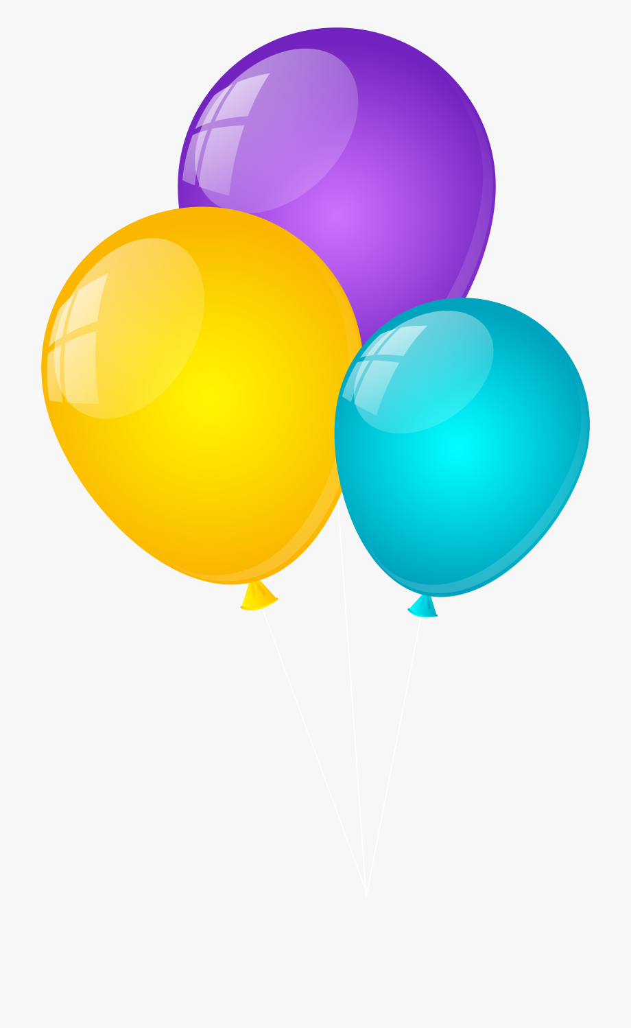 Balloons png clip.