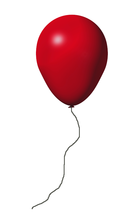 Red balloon transparent background