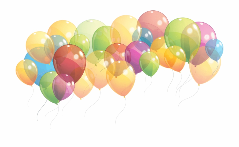 Birthday party balloons.