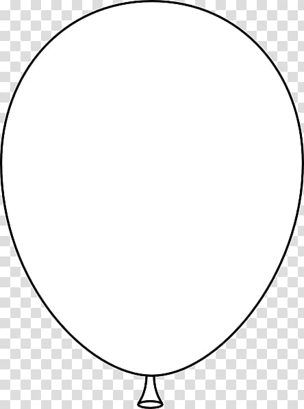 Circle Area Angle White Line art, Black Balloons transparent