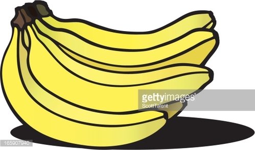 Bunch of Bananas Clipart Image
