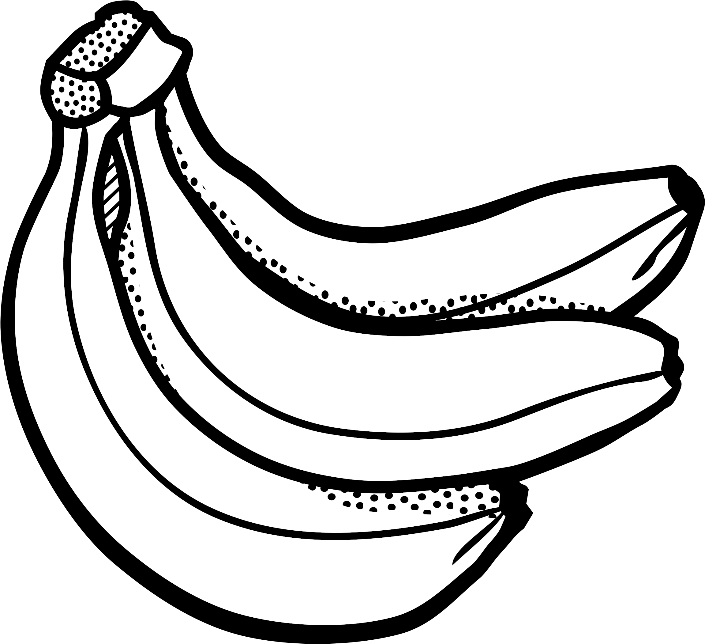 HD Banana Clipart Banana Drawing